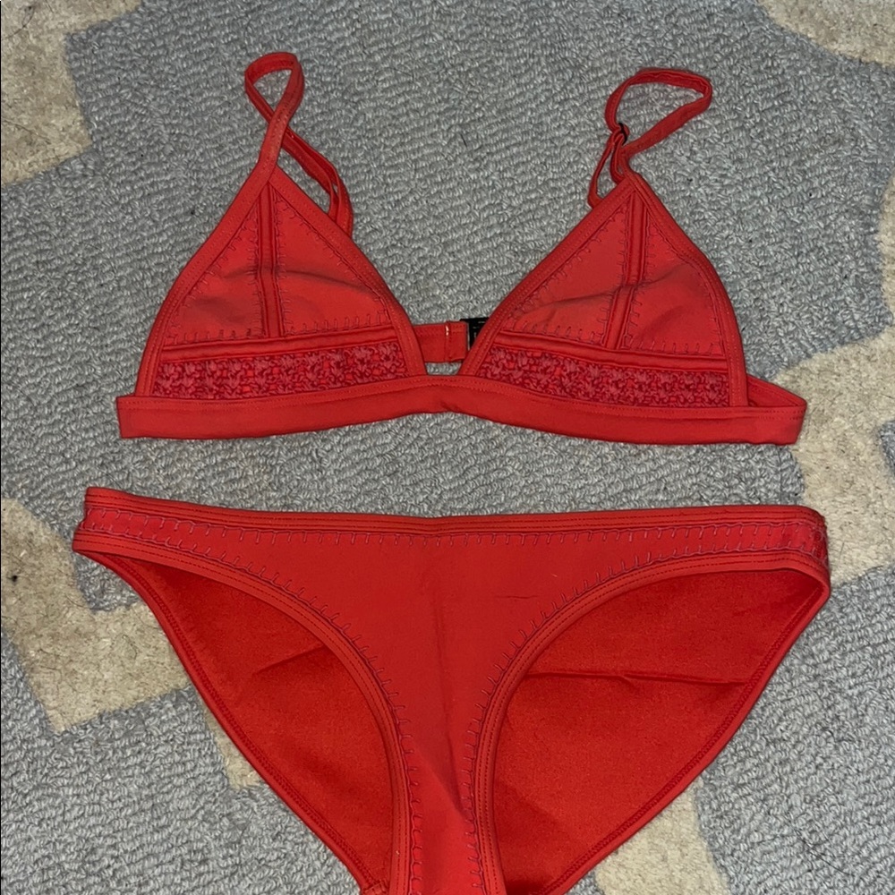 Triangl Swimwear Red Bikini Set❤️